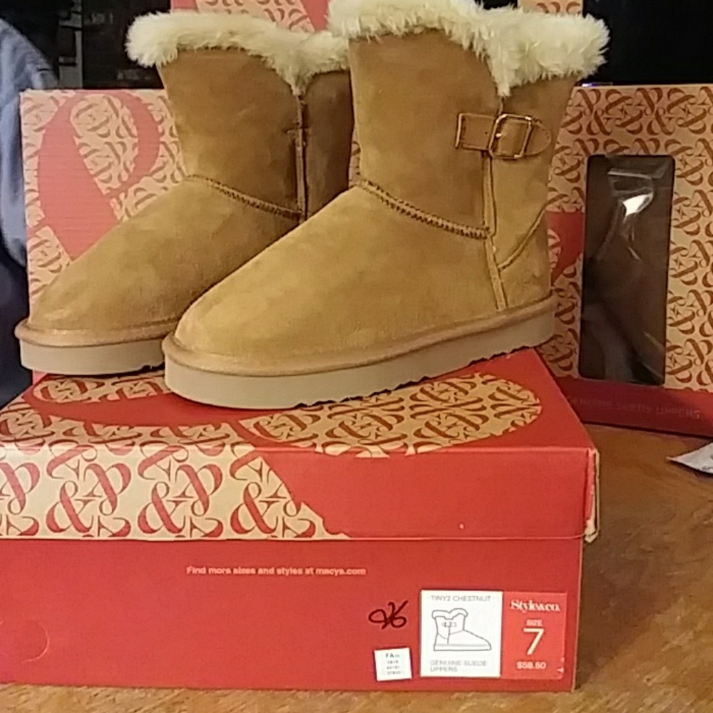 NWB Genuine Suede Uppers